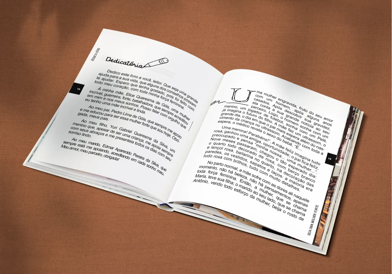 Livro Moderno - Modelo 2 - Miolo