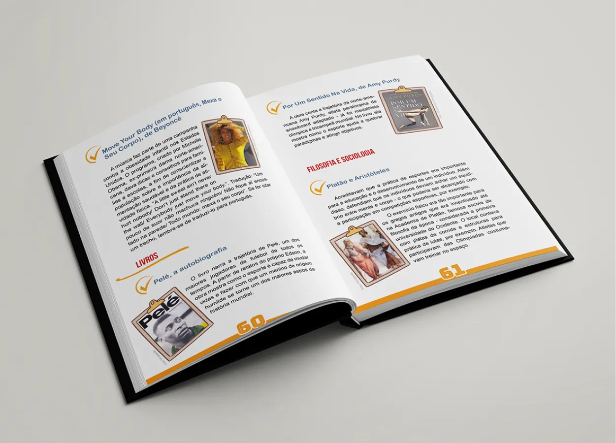 Livro moderno - Modelo 13 - Miolo